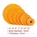 spiral sewn design cotton buffing wheel for polishing